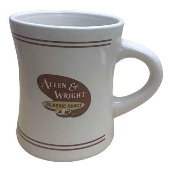 VTG A&W Allen Wright Classic Roast Canadian Restaurant Thick Coffee Cup Mug - Picture 3 of 6
